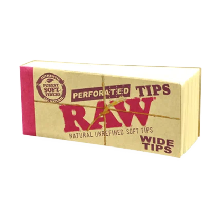 RAW Wide Perforated Tips