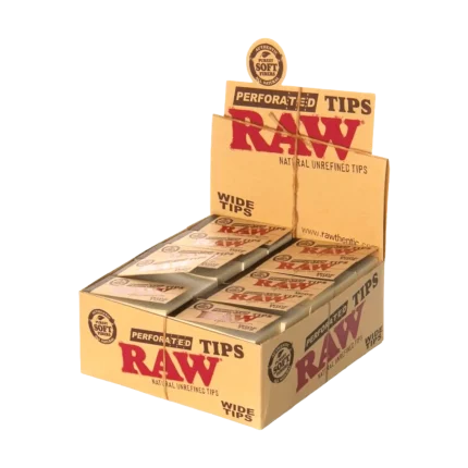 RAW Wide Perforated Tips 50er Box