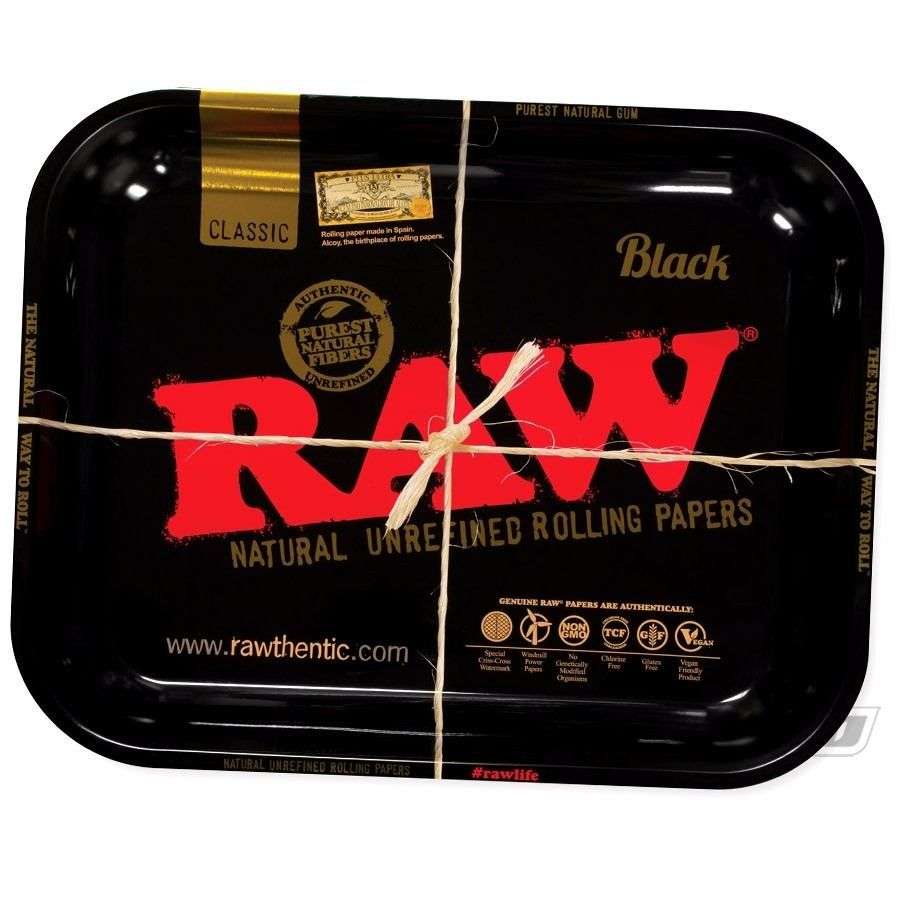 Rolling Tray RAW Black 175mm x 275mm