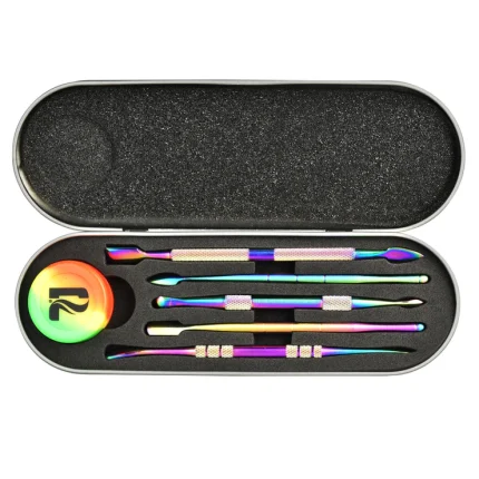 High Grade Stainless Steel Silicone Dab Tool Set Das schöne Dab Tool Set