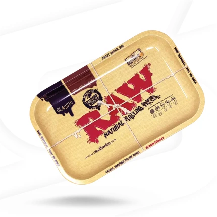RAW Classic Rolling Tray with Silicone Cover
