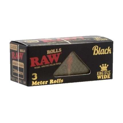 RAW Black Classic Rolls King Size 3m