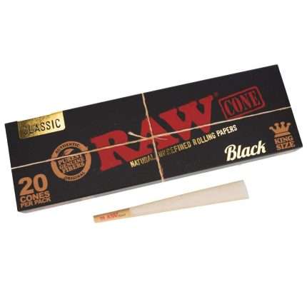 RAW Black Cones Kingsize