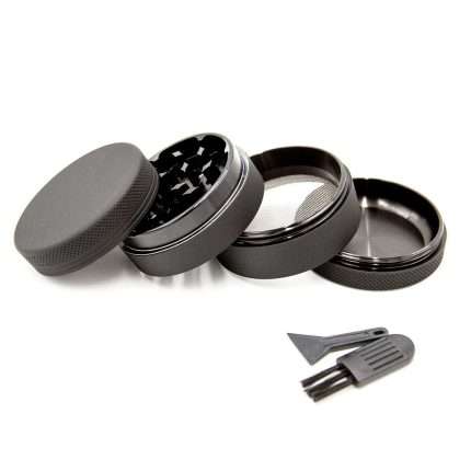Silicon coated Grinder Black