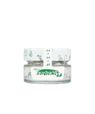 PURIZE Conical XTRA Slim Size Filter im Glas