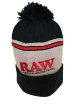 Rolling Paper Knit Beanie schwarz / braun