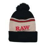 Rolling Paper Knit Beanie schwarz / braun