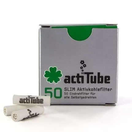 Tune/ Actitube - Aktivkohlefilter Slim 7mm - 50 Stk.