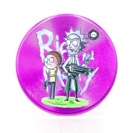 Rick and Morty Aluminium Grinder Purple
