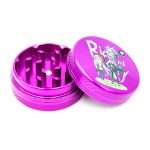 Rick and Morty Aluminium Grinder Purple