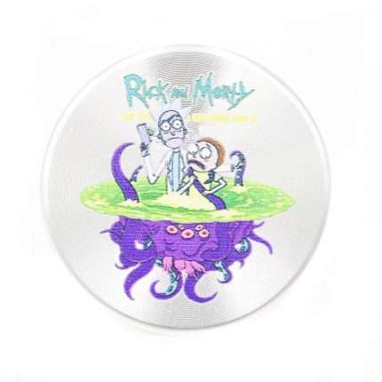 Rick and Morty Aluminium Grinder Silver