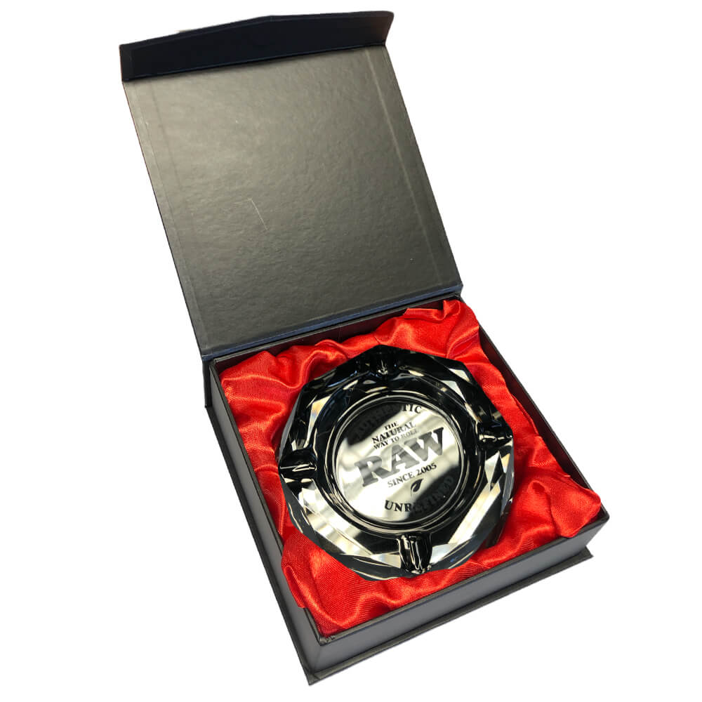 RAW The Dark Side Glass Ashtray