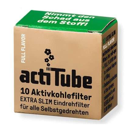 Actitube - Aktivkohlefilter Extra Slim 6mm - 50 Stk.