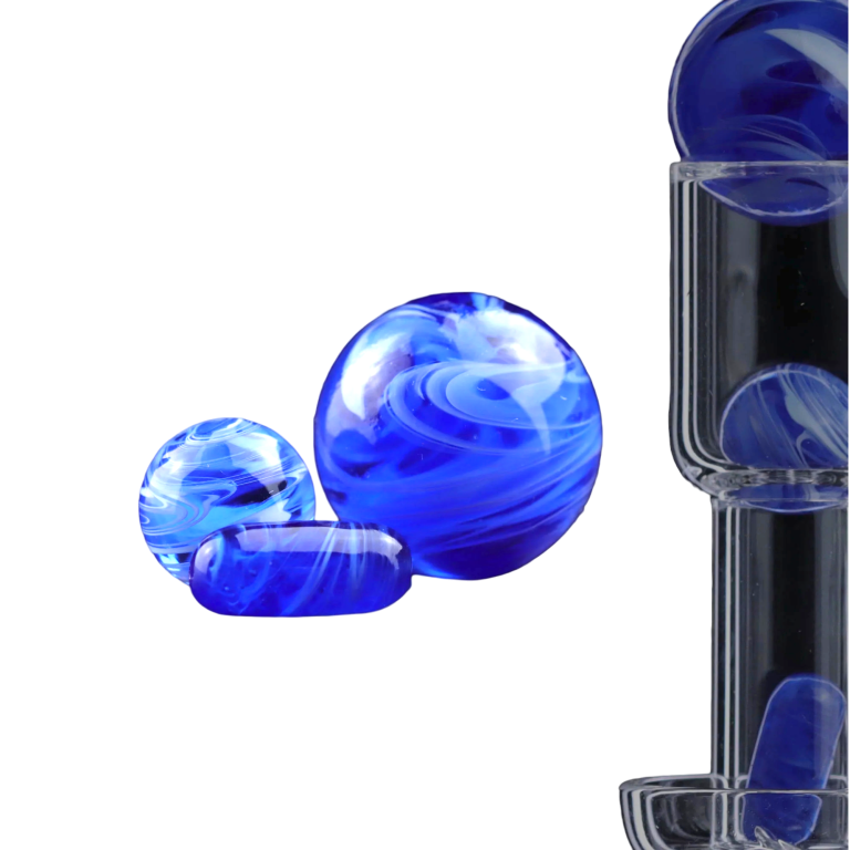 Terp Perlen Set Marbel Style Blau