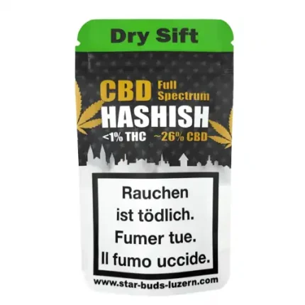 Dry Sift Hash Roter Libanese Refill-Bag