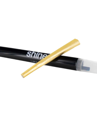shine-paper-24k-gerollter-kegel-aus-gold