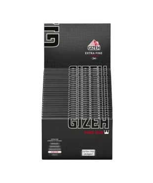 GIZEH Black Slim King Size Box