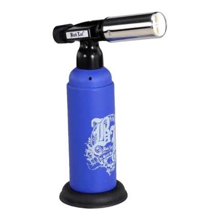 Black Leaf Torch Elektronisches Feuerzeug Blau