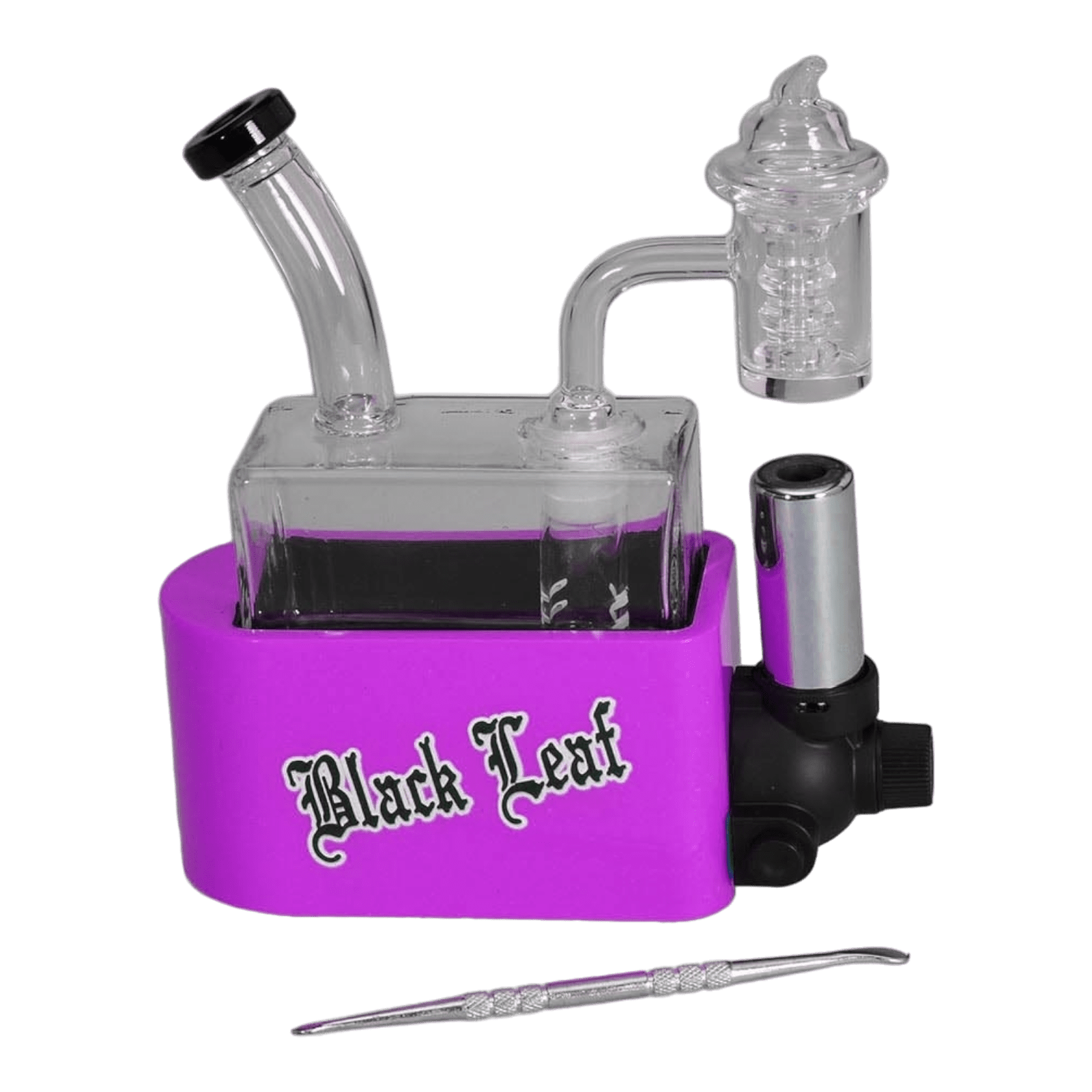 Black Leaf Travel Rig mit Brenner Violet