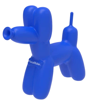 PieceMaker K9 Silikonbong Blau