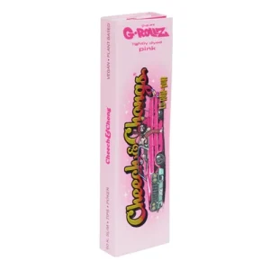G-Rollz Cheech Chong Lightly Dyed Pink King Slim Papers + Tips