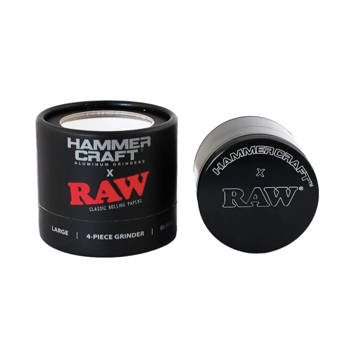 HAMMERCRAFT X RAW Aluminium Grinder M Black