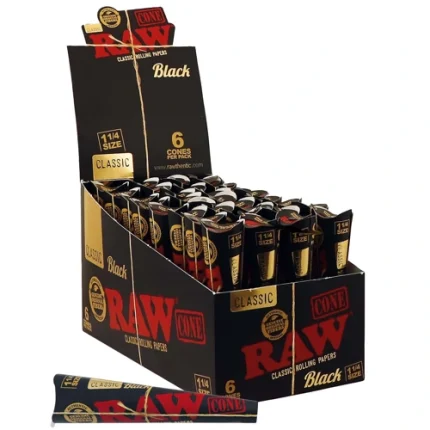 RAW Black Cones 1¼