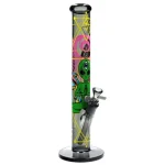 FIRE-FLOW™ X Black Leaf Bong TRIPPY ALIEN