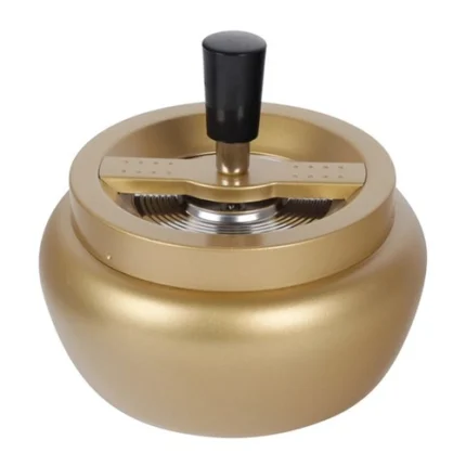Drehaschenbecher Gold