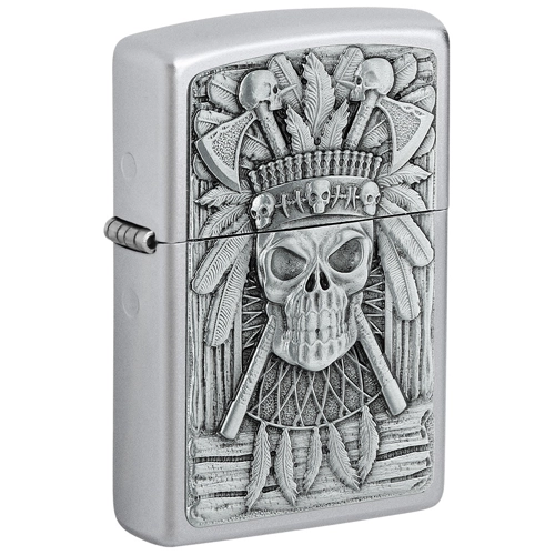 Zippo Feuerzeug "Indian Skull"
