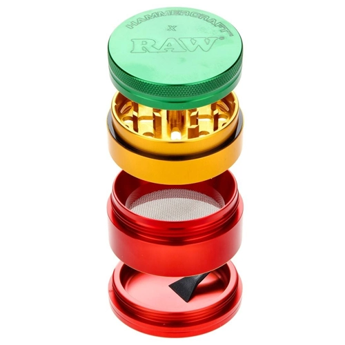 HAMMERCRAFT X RAW Aluminium Grinder Rasta