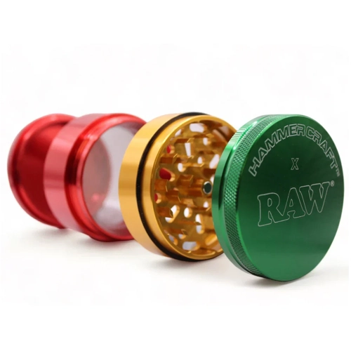 HAMMERCRAFT X RAW Aluminium Grinder Rasta