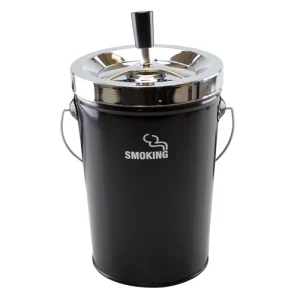 Drehaschenbecher Bucket Black