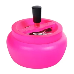 Drehaschenbecher Neon Pink