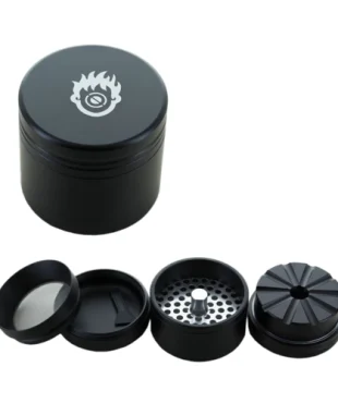 Kush Bong Grinder Alu Black