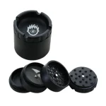Kush Bong Grinder Alu Black Ashtray