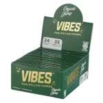 VIBES King Size Slim Organic Hemp with Tips