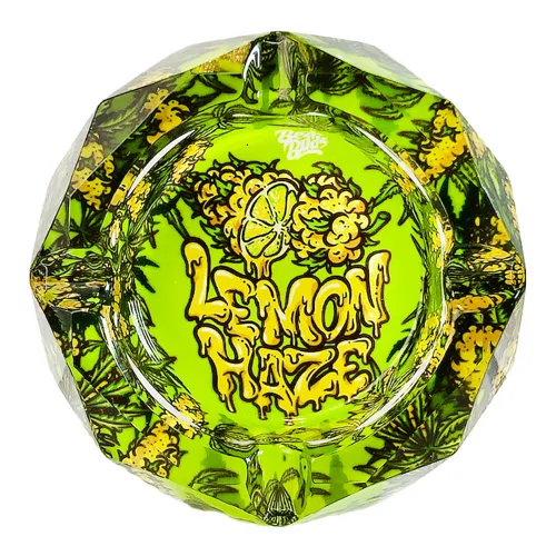 Best Buds Crystal Ashtray Lemon Haze