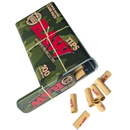 RAW Camo 100 Pre-Rolled Tips – Limited Edition
