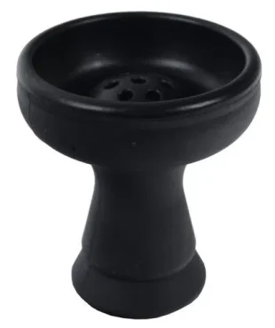 Tabakkopf Silikon Schwarz