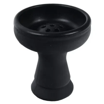 Tabakkopf Silikon Schwarz