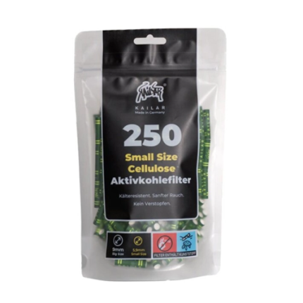Kailar Aktivkohlefilter 5.9mm Green 250stk.