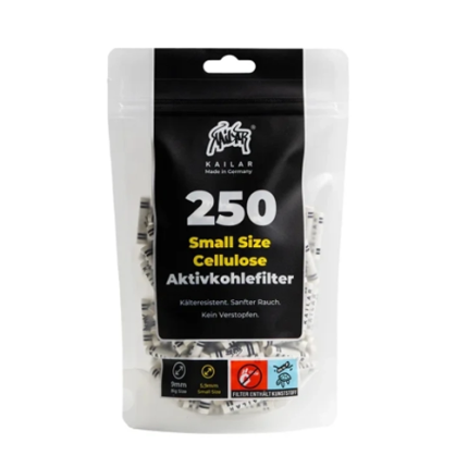 Kailar Aktivkohlefilter 5.9mm White 250stk.