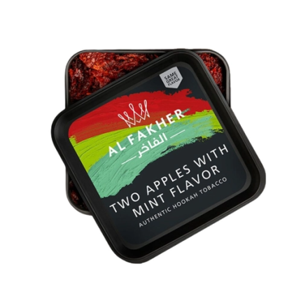 Al Fakher Shisha Tabak – Two Apples with Mint (200 g)