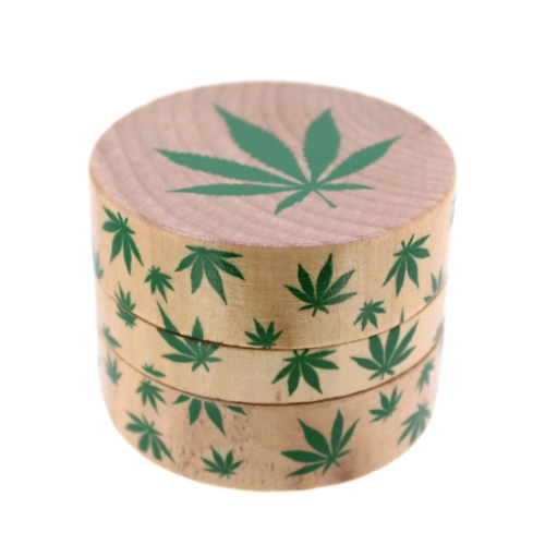 Grinder aus Holz, 3tlg aus Holz – Bild 3