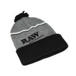 Rolling Papers x Raw Knit Hat Black Grey 1