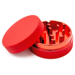 Silicone coated Grinder Red 2 Parts 50mm
