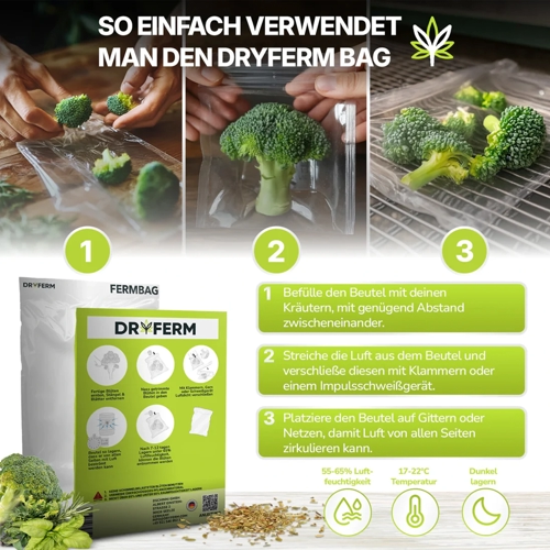Dryferm Bag 25 × 40 cm – 3er Set