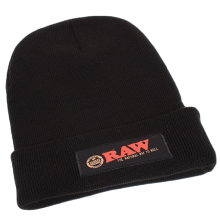 Raw Beanie Black