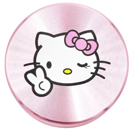 Hello Kitty Aluminium Grinder Peace Pink
